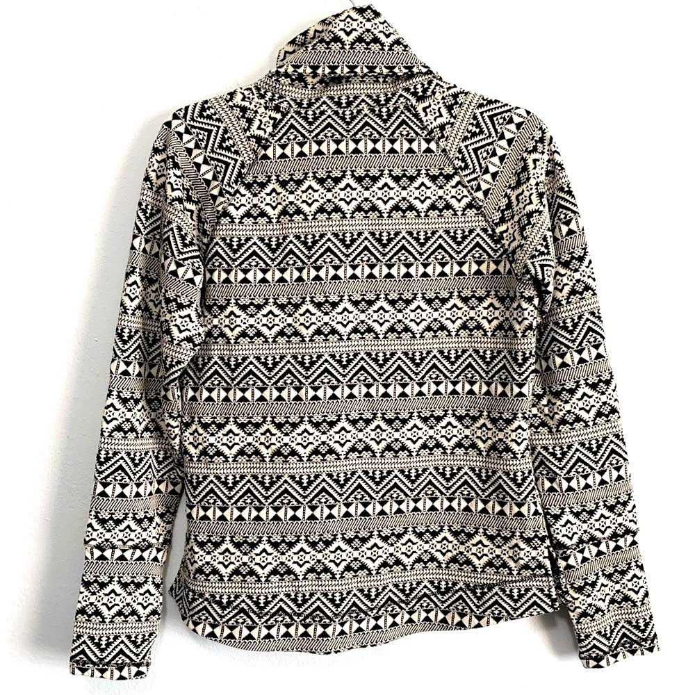 Alpine Design Aztec Pattern Cowl Neck Sweatshirt - image 2